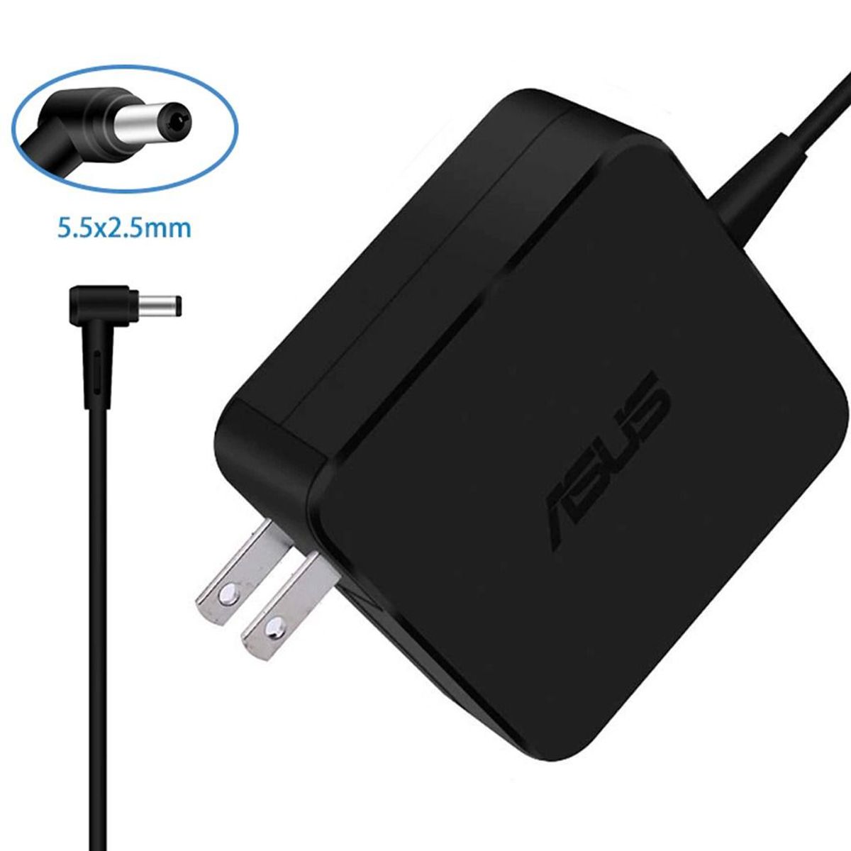 GENERICO - Cargador Compatible Laptop asus 19V 2.37a 5.5 * 2.5mm 65w