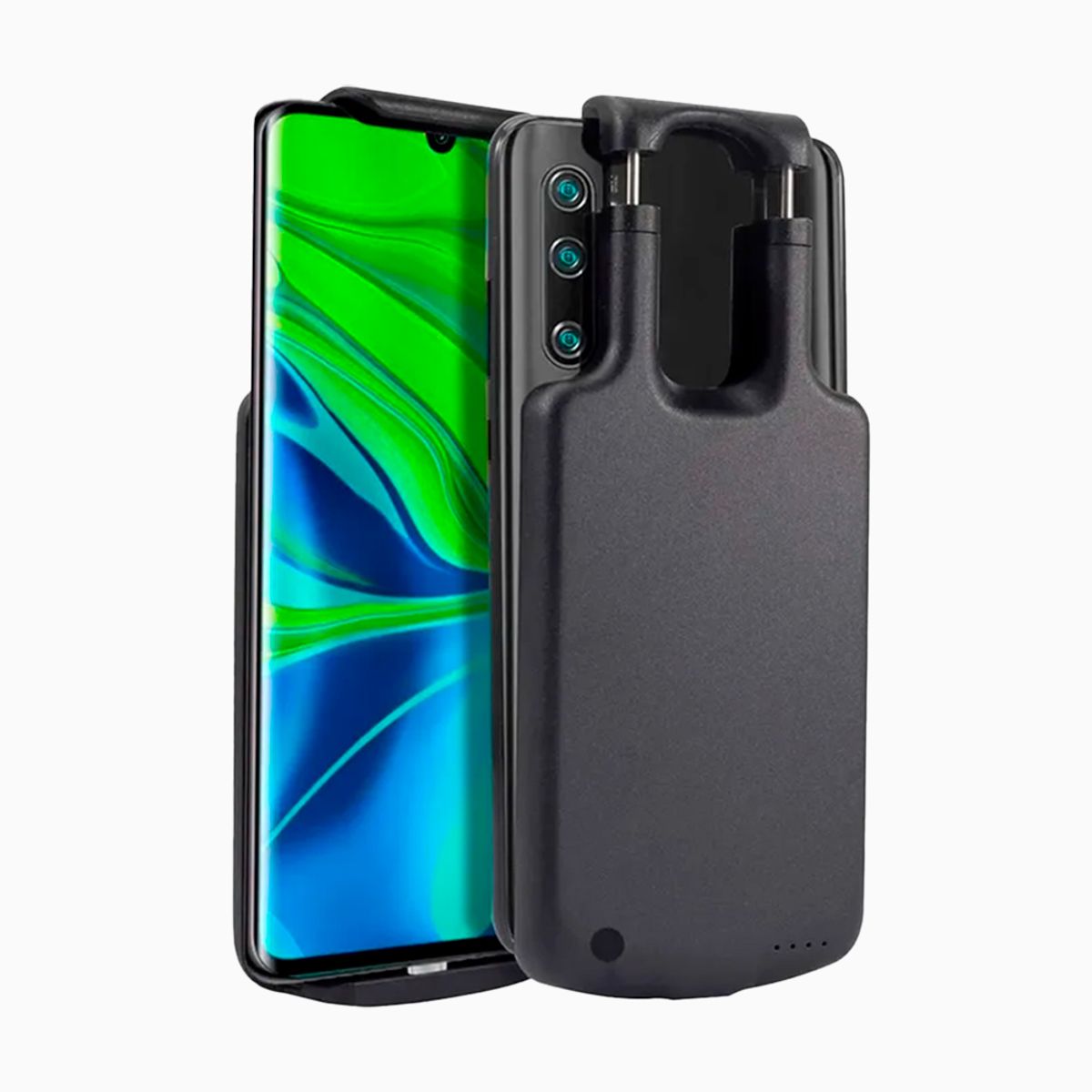 GENERICO - Power Bank Tipo Funda 6800mAh  Carga Portátil USB Tipo C