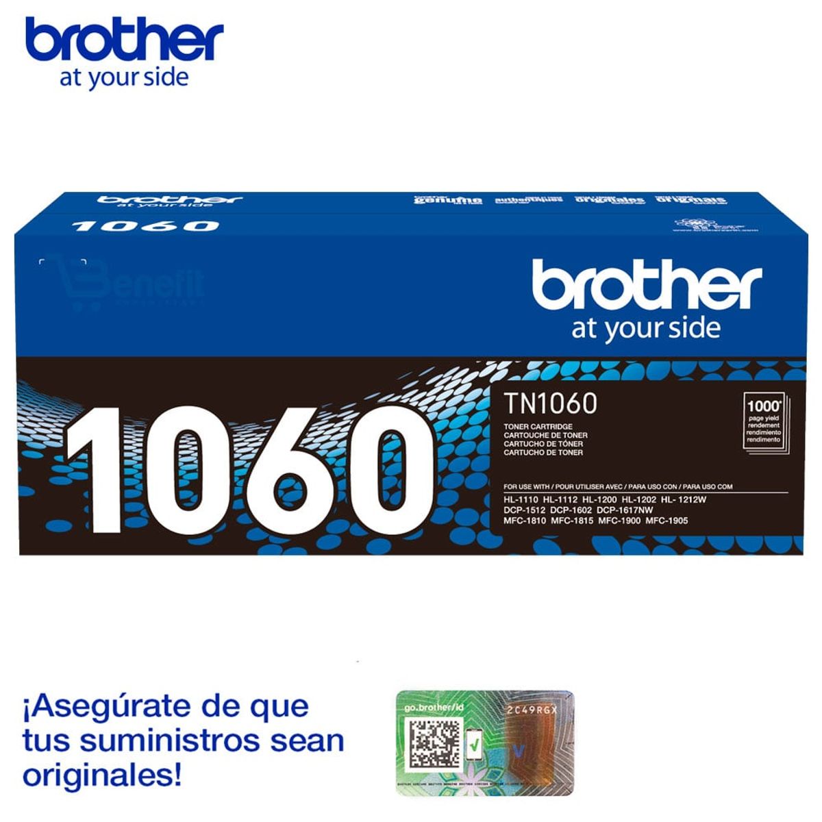 BROTHER - Tóner brother tn-1060 rendimiento 1,000 paginas