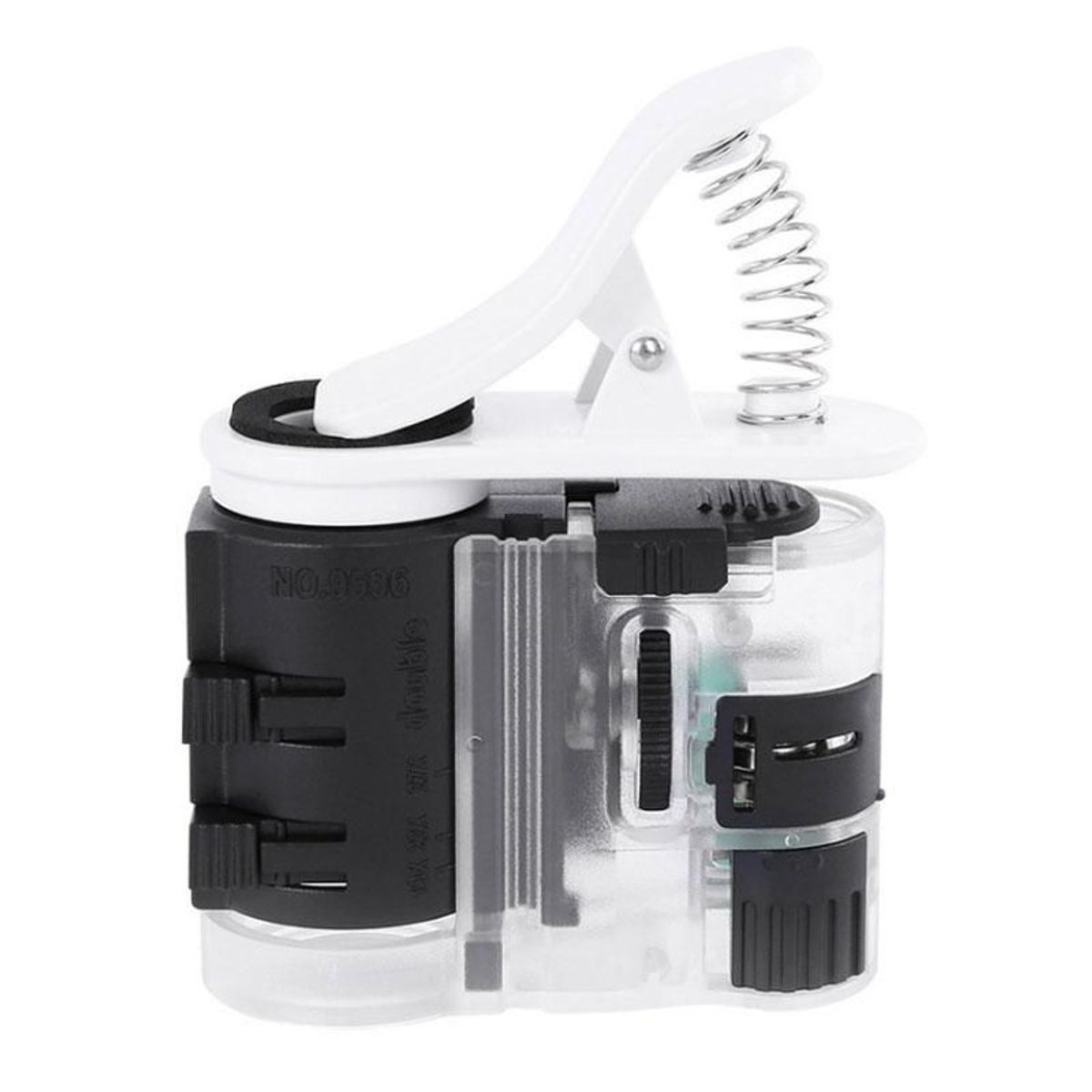 GENERICO - Lupa Microscopio Para Celular 27x Con Luz Led Y Luz Uv