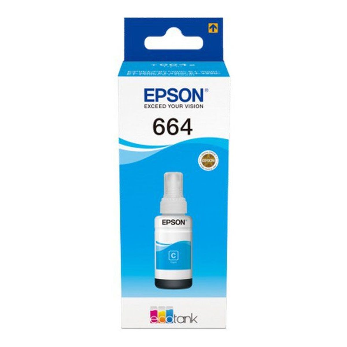 EPSON - Tinta Impresora T664220 Epson 664 - Cian