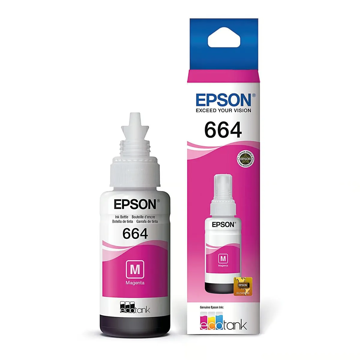 EPSON - Tinta Epson T664320-AL Magenta Para L200
