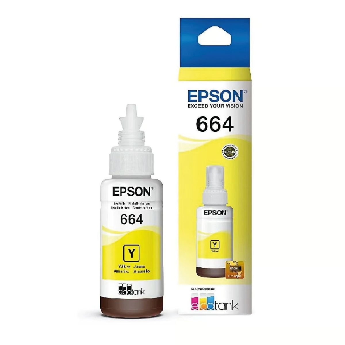 EPSON - Tinta Impresora T664420 Epson 664 - Amarillo