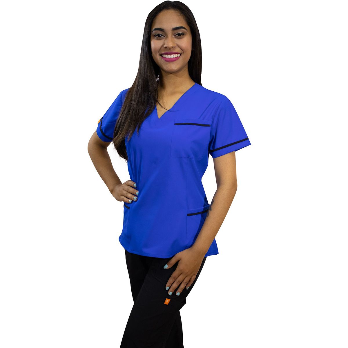 TWELVE - Twelve -conjunto scrub  Kari - azulino
