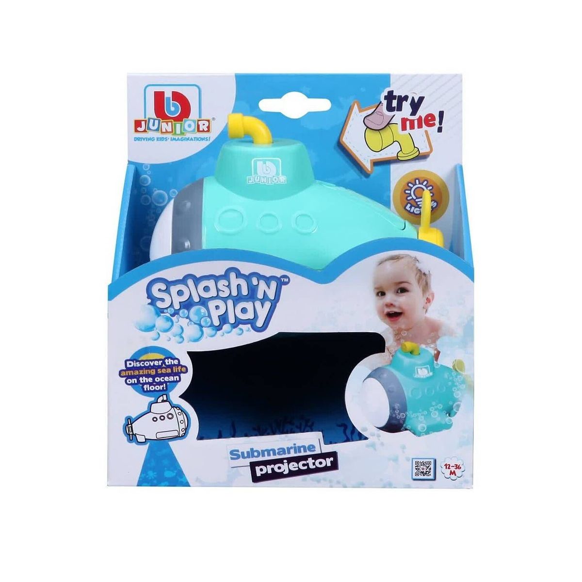 BB JUNIOR - Juguete de Bebé Submarino con Proyector