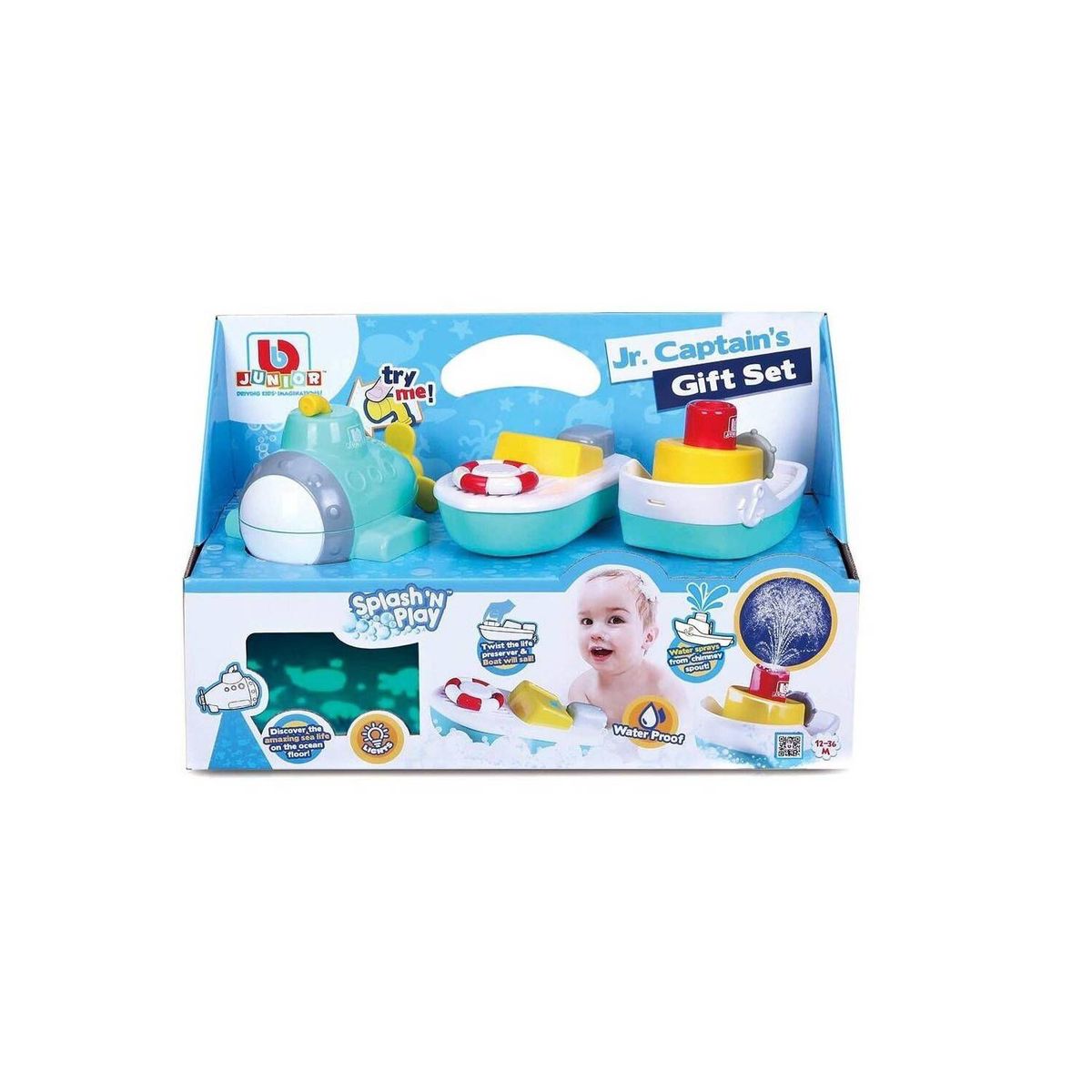 BB JUNIOR - Juguete de Bebé Set de Regalo de Capitán Jr