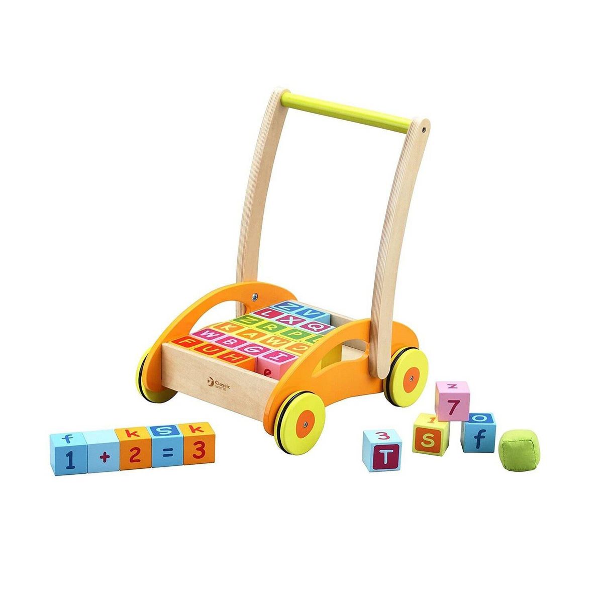 CLASSIC WORLD - Juguete Caminadora De Bebé Con Bloques