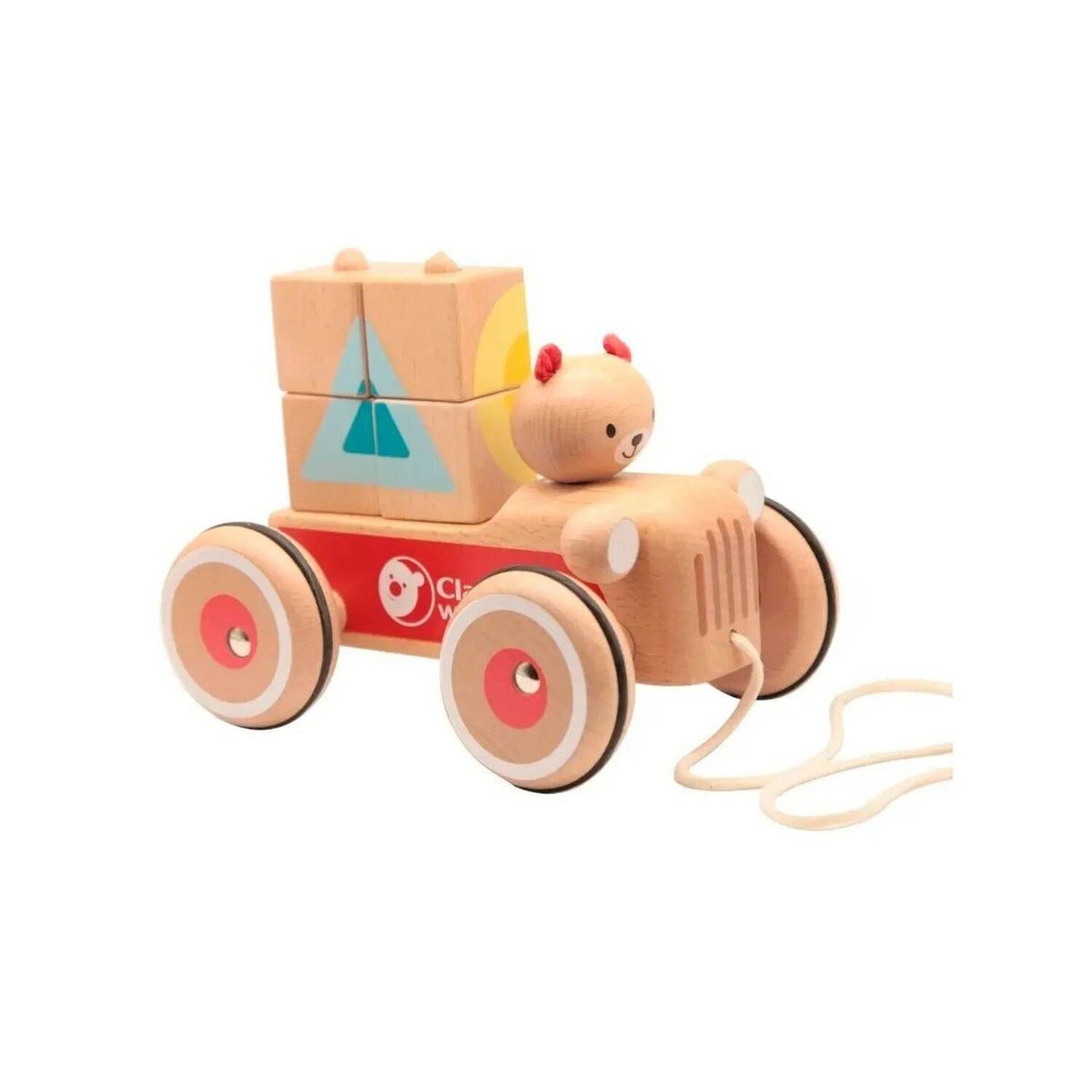 CLASSIC WORLD - Juguete de Bebé Camioncito de Bloques Apilables Para Jalar