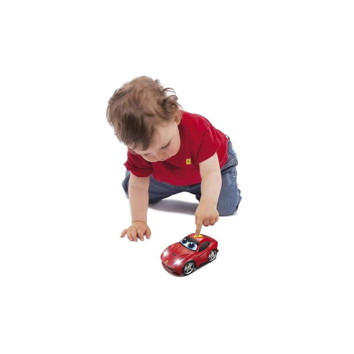 BB JUNIOR - Juguete de Bebé Auto Ferrari con Luces y Sonidos