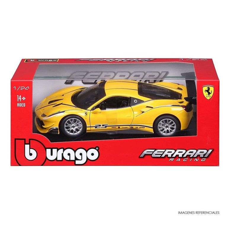 BBURAGO - AUTO COLECCIONABLE A ESCALA 1:24 FERRARI 488 CHALLENGE