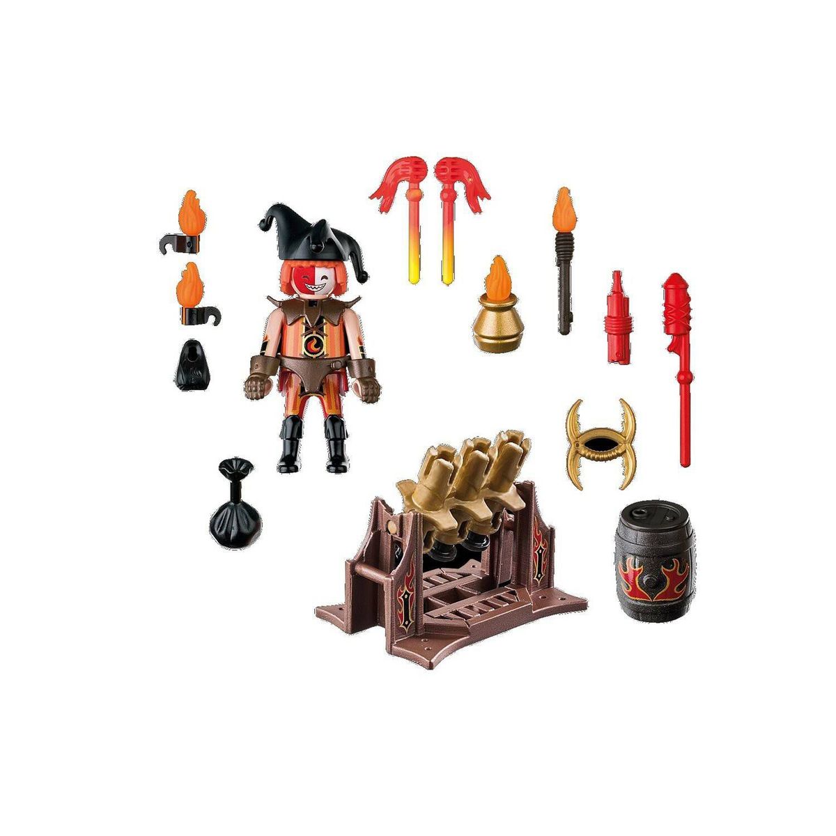 PLAYMOBIL - Playmobil Maestro Fuego con Cañon Bandidos Burnham