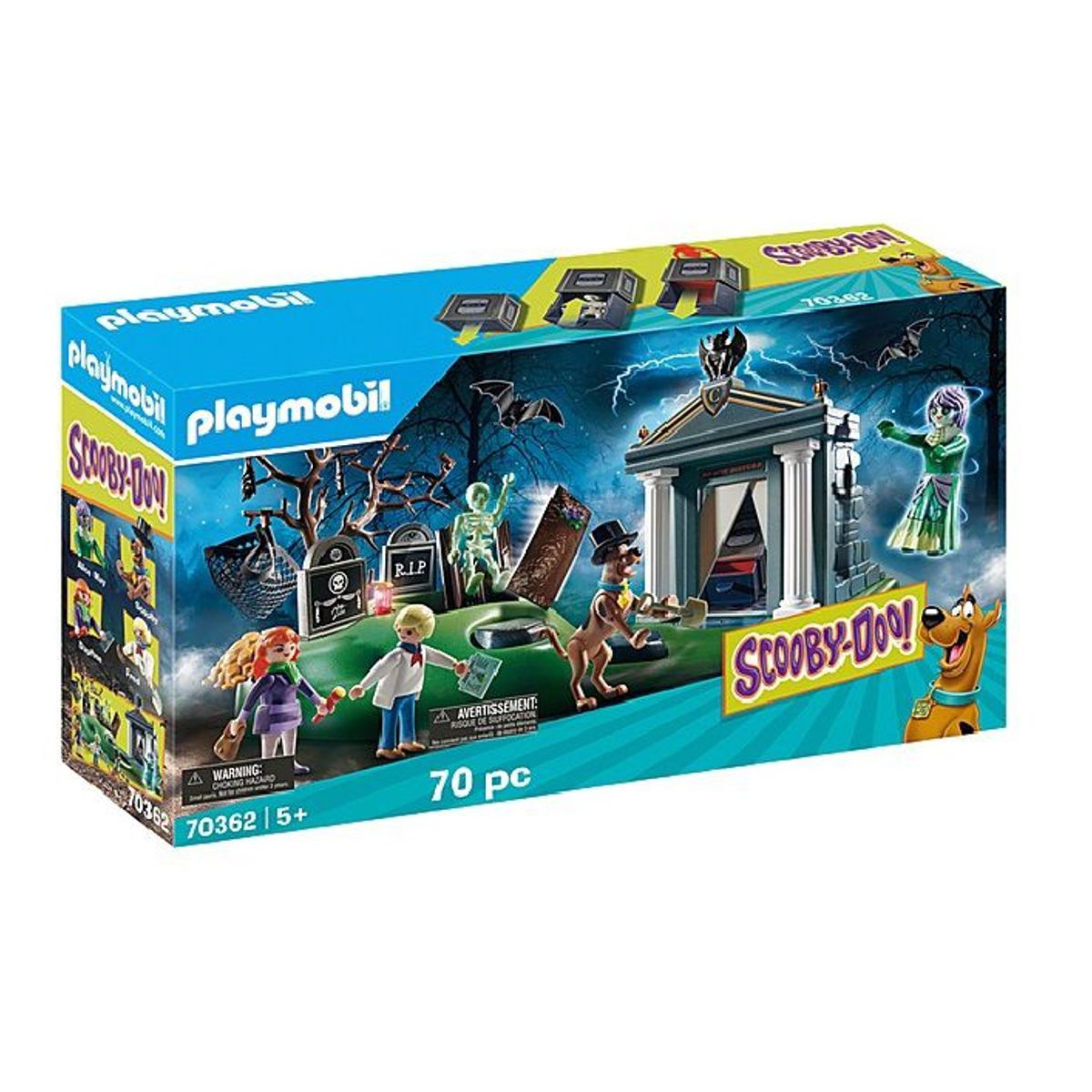 PLAYMOBIL - PlaymobilScooby-Doo Aventura en el Cementerio
