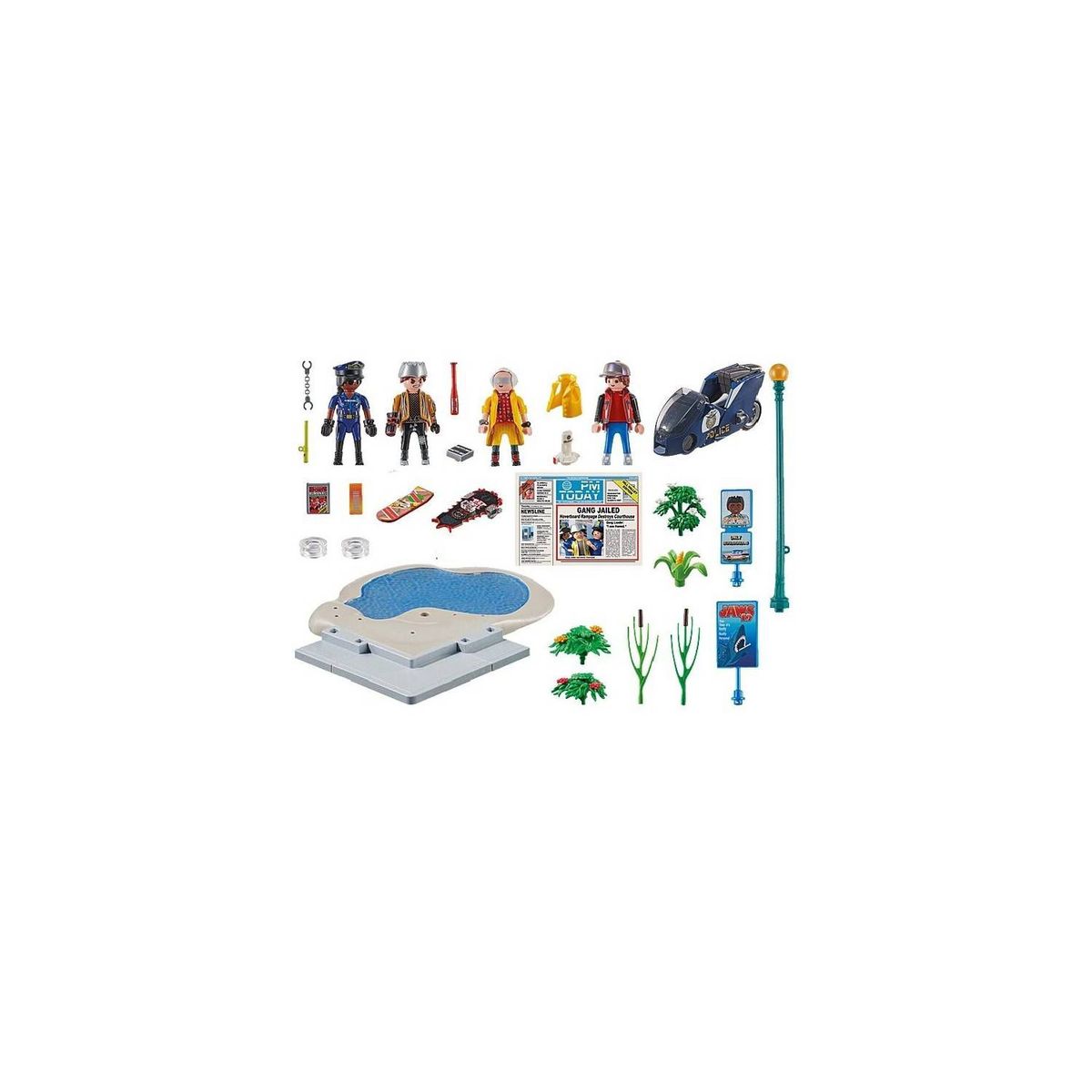 PLAYMOBIL - Playmobil Back to The Future Persecución en Monopatin