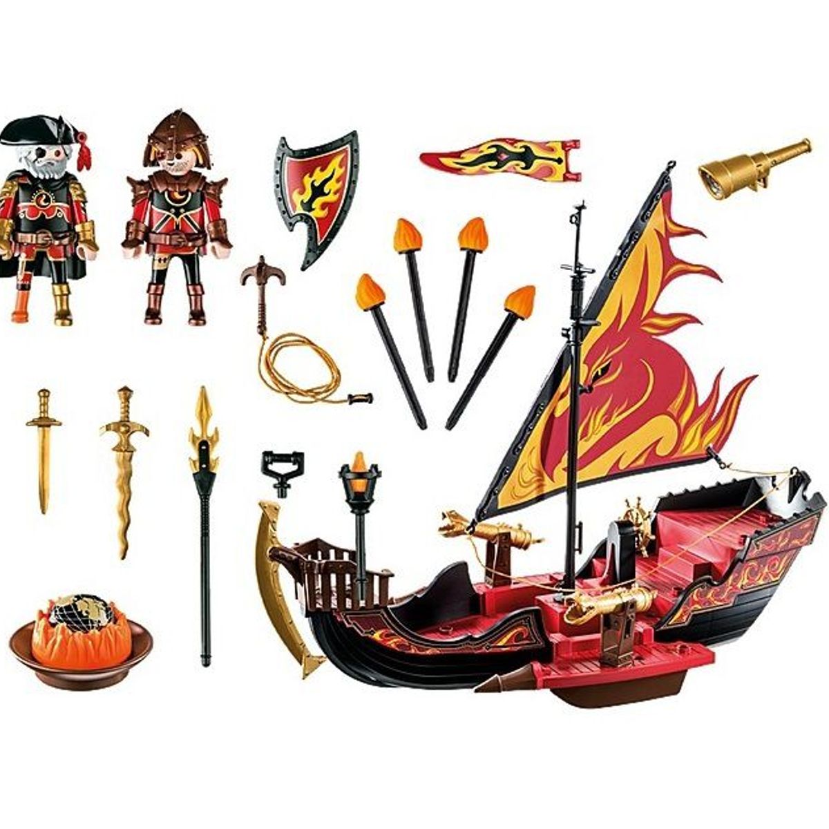 PLAYMOBIL - Playmobil Barco Bandidos de Burnham Novelmore