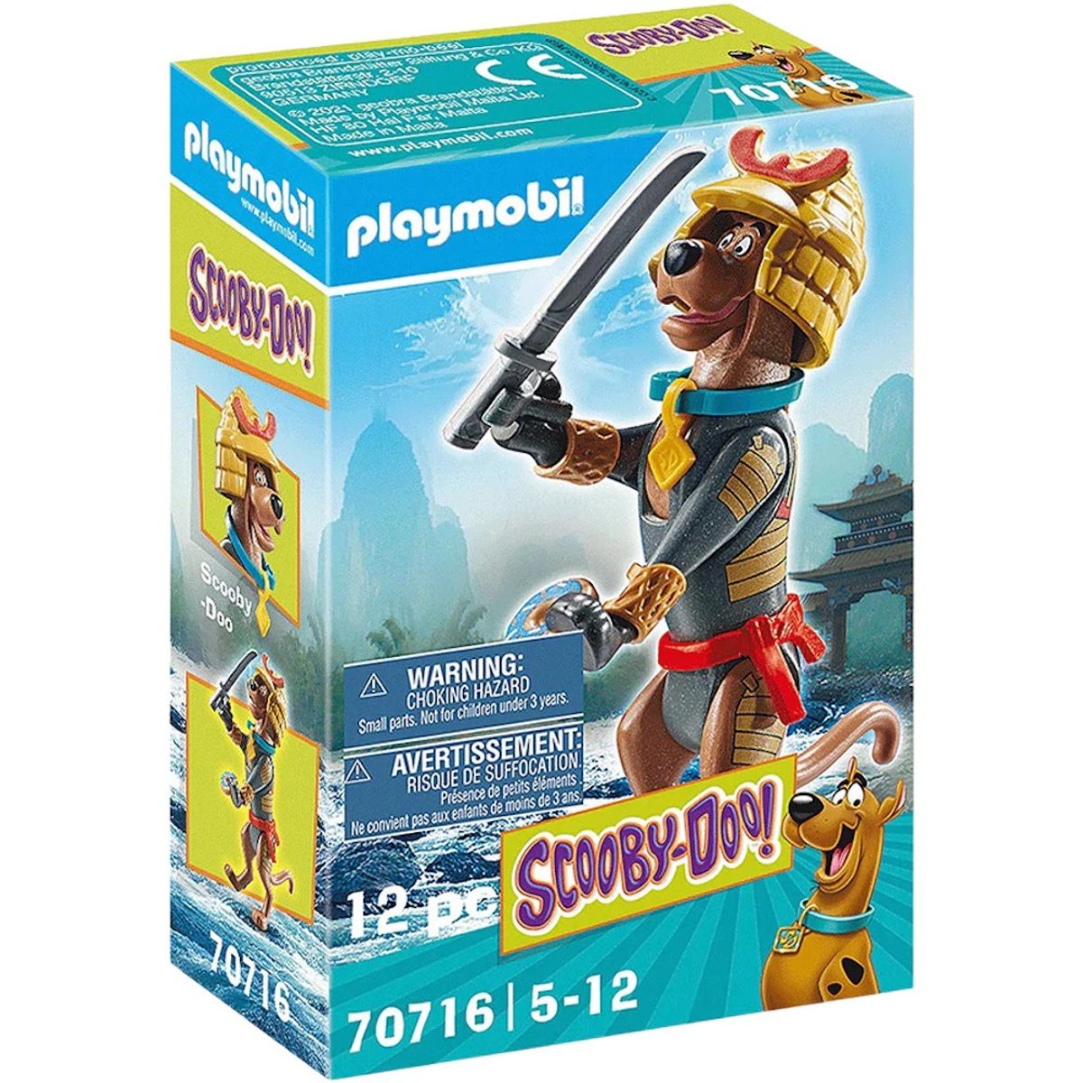 PLAYMOBIL - Playmobil  Scooby-Doo Figura Coleccionable Samurai