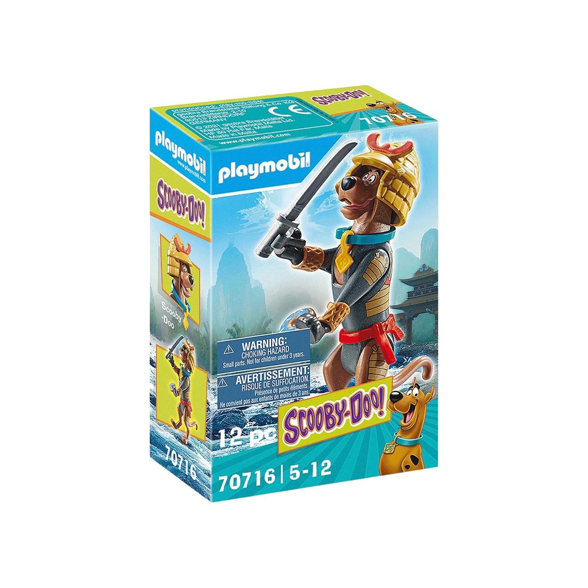 PLAYMOBIL - Playmobil  Scooby-Doo Figura Coleccionable Samurai