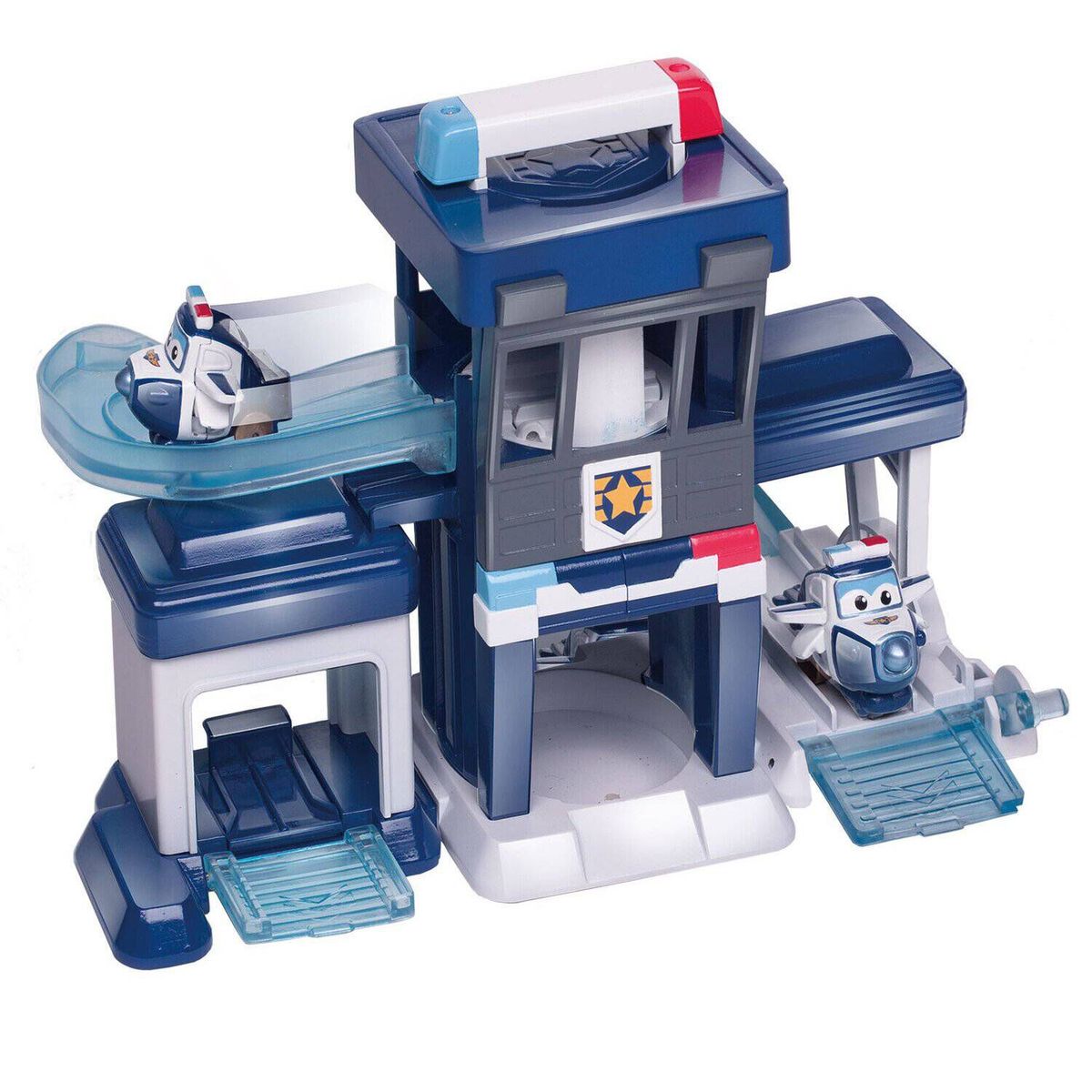 SUPER WINGS - Playset de Acción Super Wings Estación Policía Paul