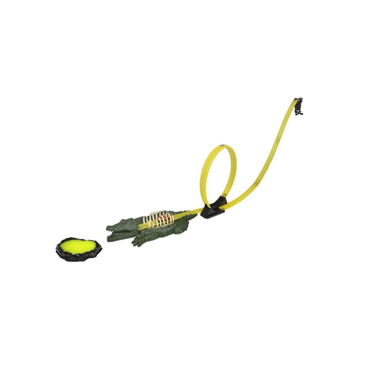 TEAMSTERZ - Juguete Pista Ataque Cocodrilo con Slime + 1 Autito