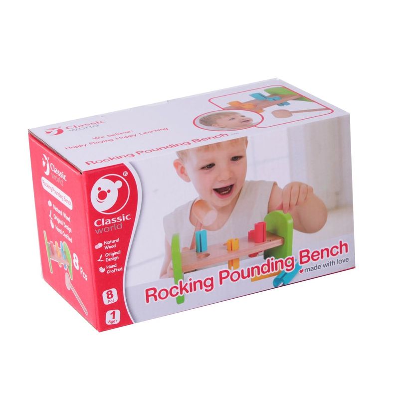 CLASSIC WORLD - Juguete de Bebé Base Para Encajar y Golpear Taquitos