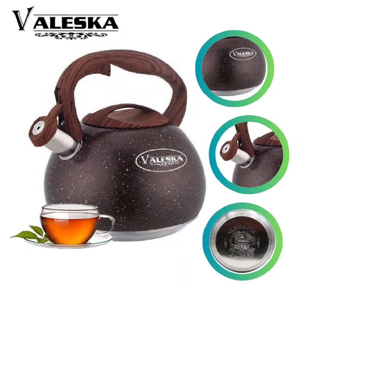 VALESKA - Teteras piedra volcánica 5 litros VL-KT540 ( Valeska )