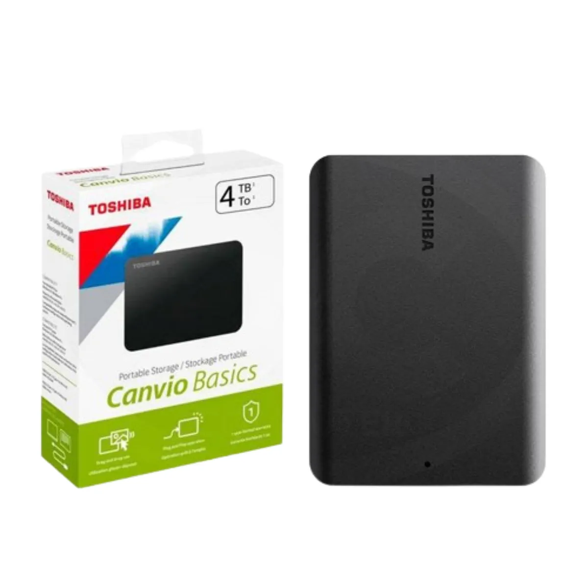 TOSHIBA - DISCO EXTERNO 4 TB TOSHIBA CANVIO BASICS USB 3.0