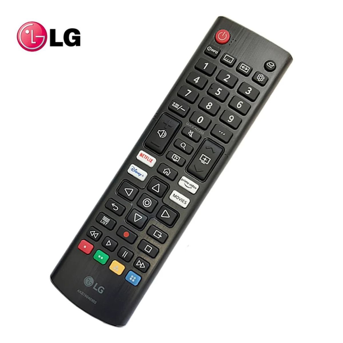 LG - CONTROL REMOTO LG ORIGINAL AKB PARA SMART TV NANO OLED THINQ 4K