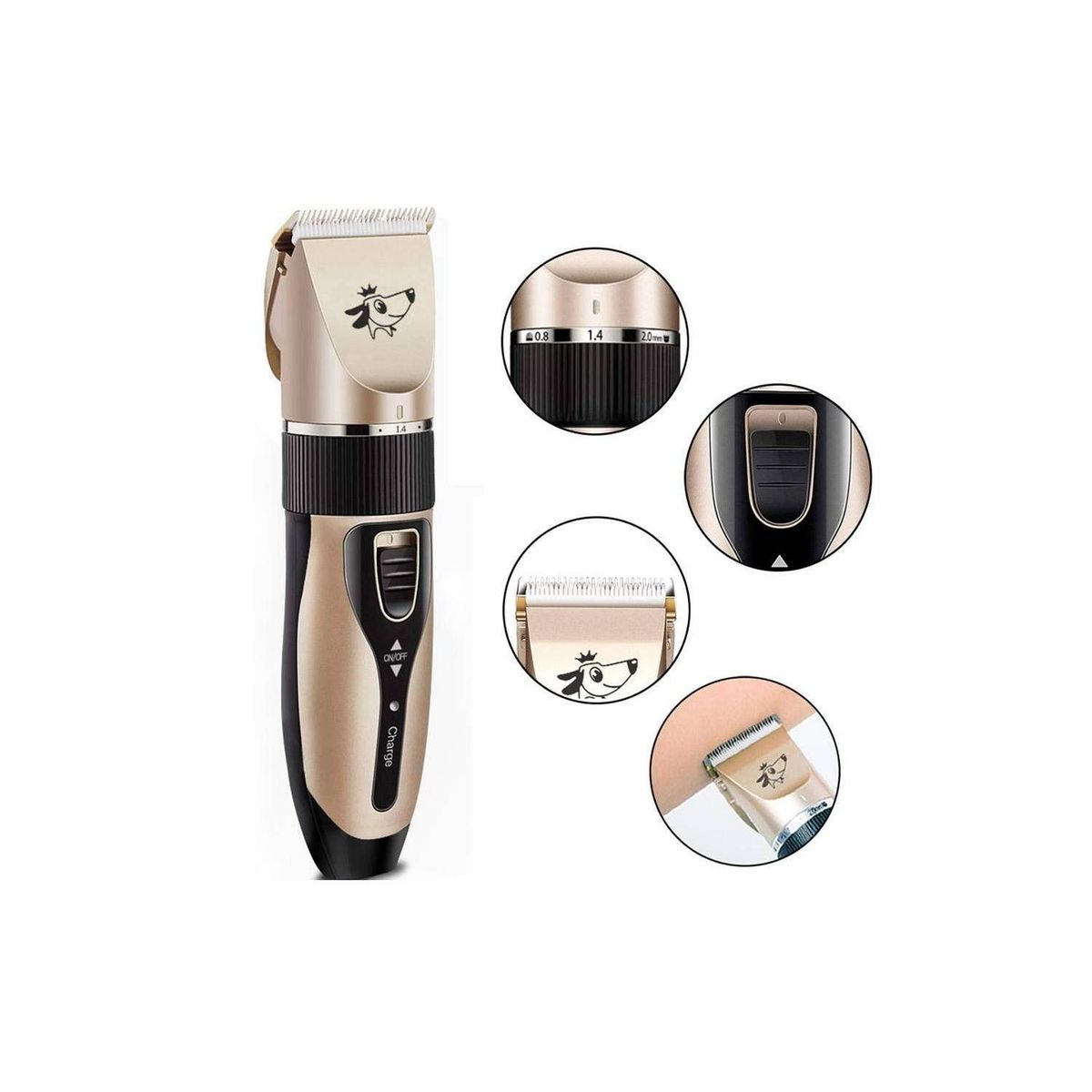 GENERICO - Maquina de cortar pelo de mascotas