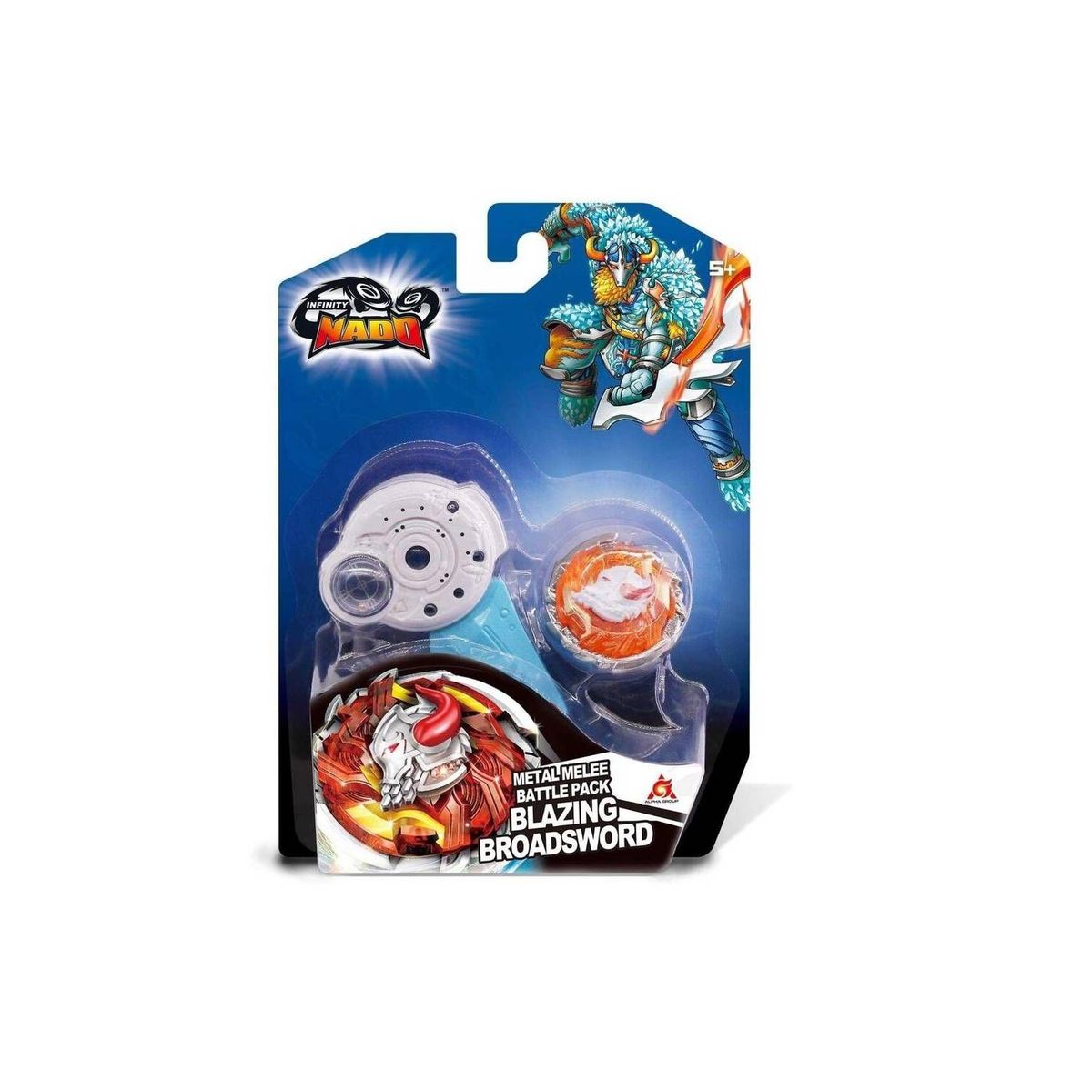 INFINITY NADO - Juguete Trompo de Batalla Serie V clásico Blazing Broadsword