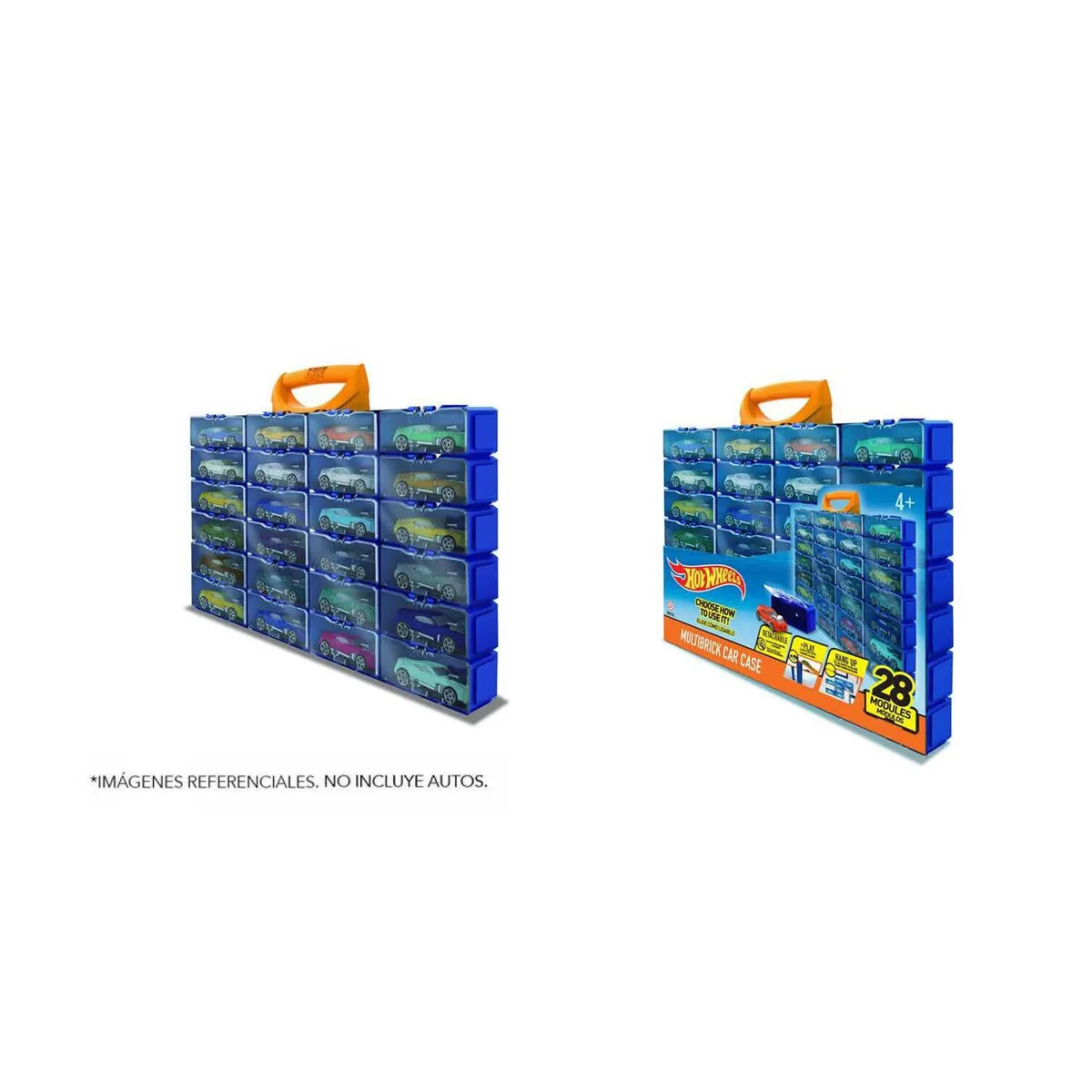 HOT WHEELS - HOT WHEELS Car Case Multimodular por 28 pcs