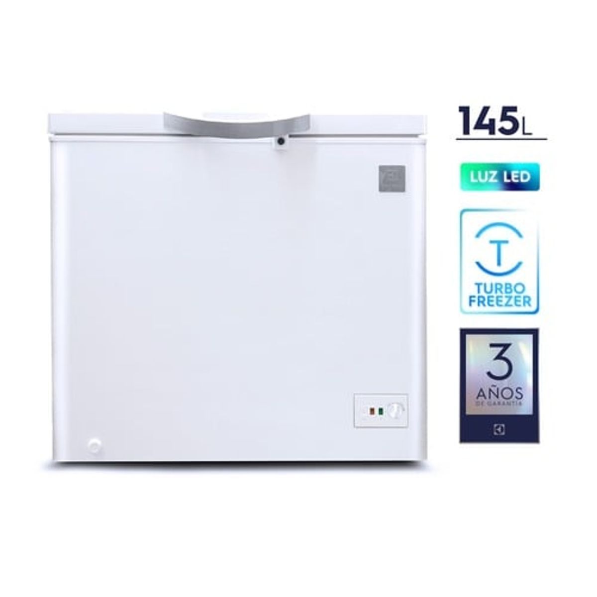 ELECTROLUX - Congeladora Electrolux 145L Horizontal EFCC20C2HQW Dual Blanco
