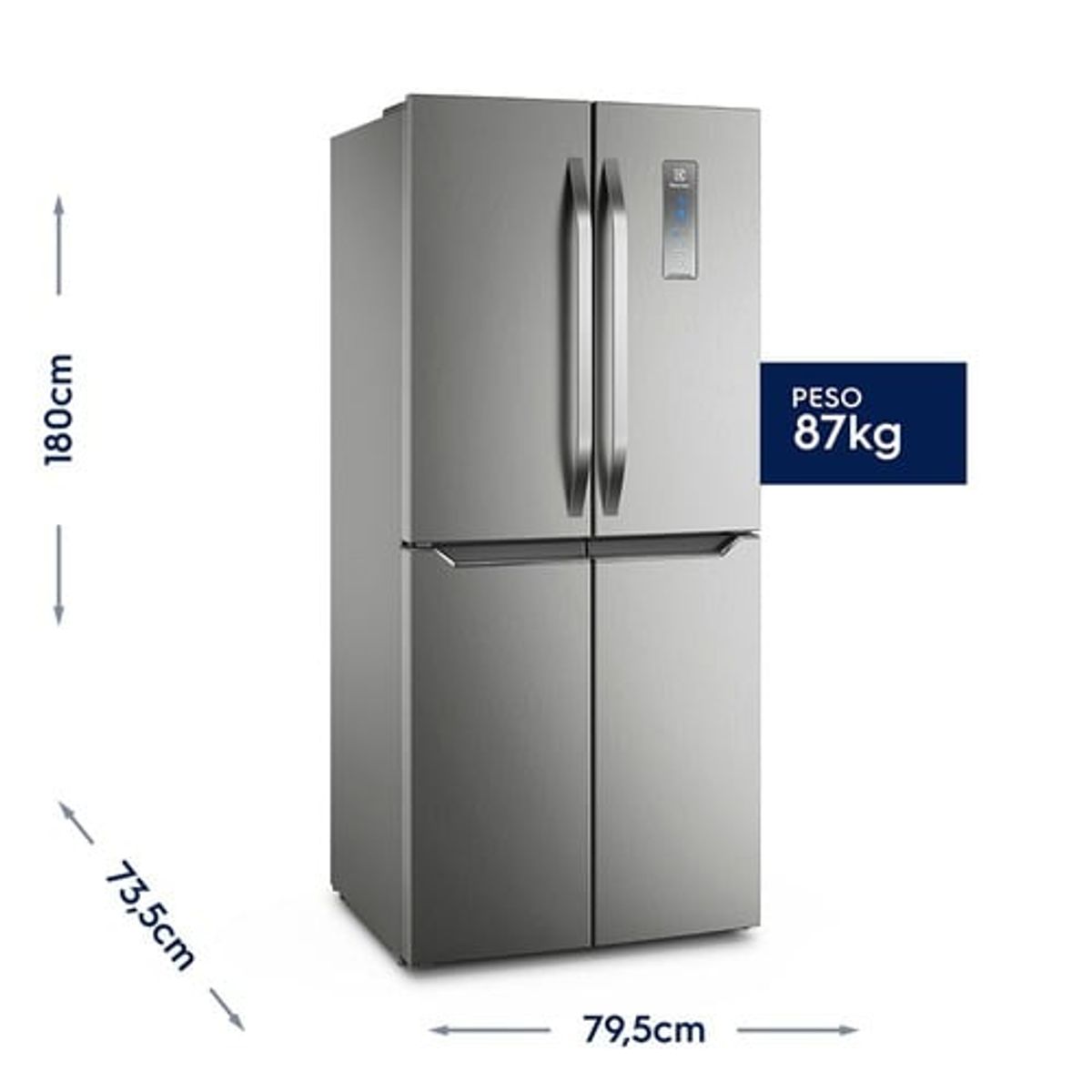 ELECTROLUX - Refrigeradora Electrolux 401L French Door ERQU40E2HSS