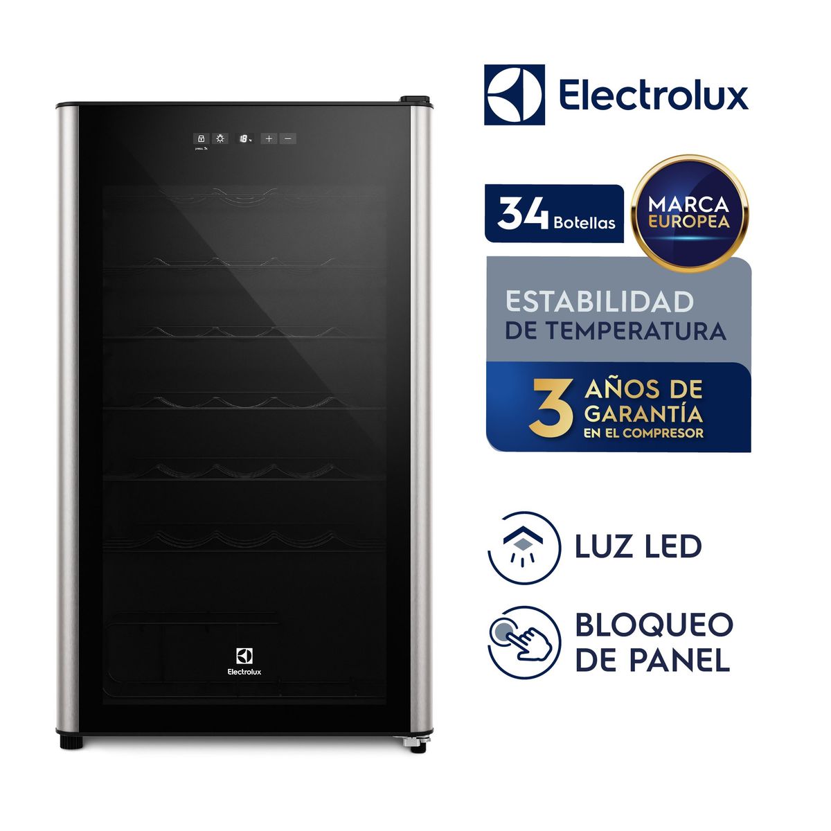 ELECTROLUX - Cava de Vinos Electrolux 34 Botellas ERWV34W2MWB