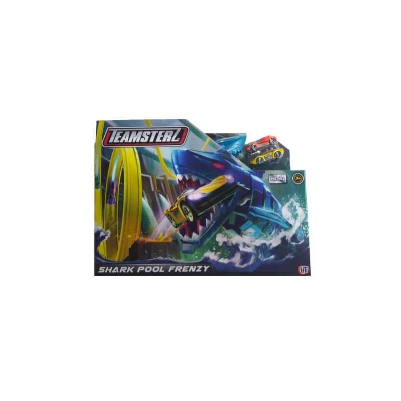 TEAMSTERZ - Juguete Pista Ataque Tiburón Teamsterz