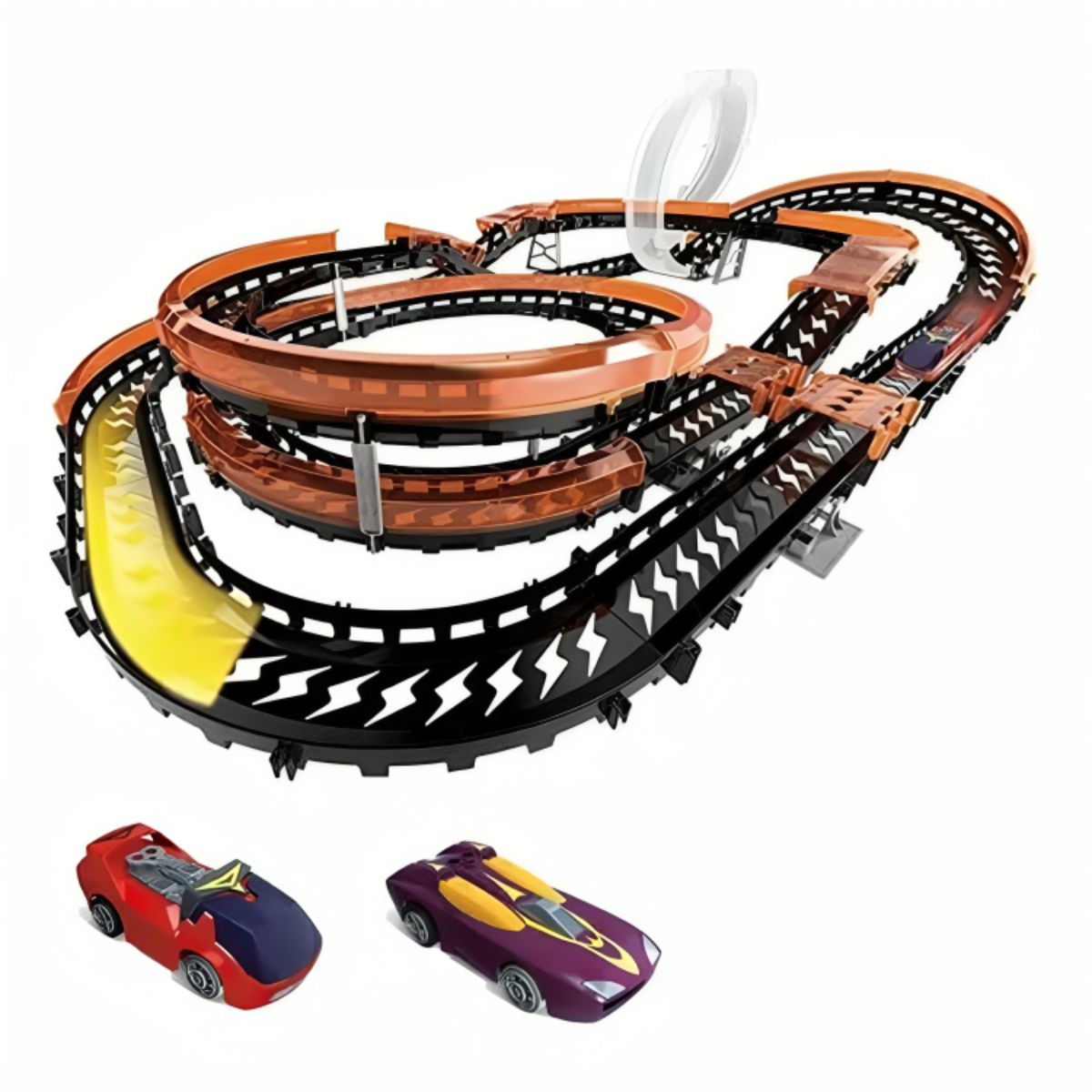 WAVE RACERS - Juguete Pista de Carrera con Loop Aéreo