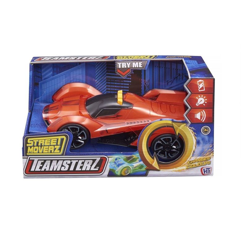 TEAMSTERZ - TEAMSTERZ Auto Motorizado con Luces y Sonidos Rojo