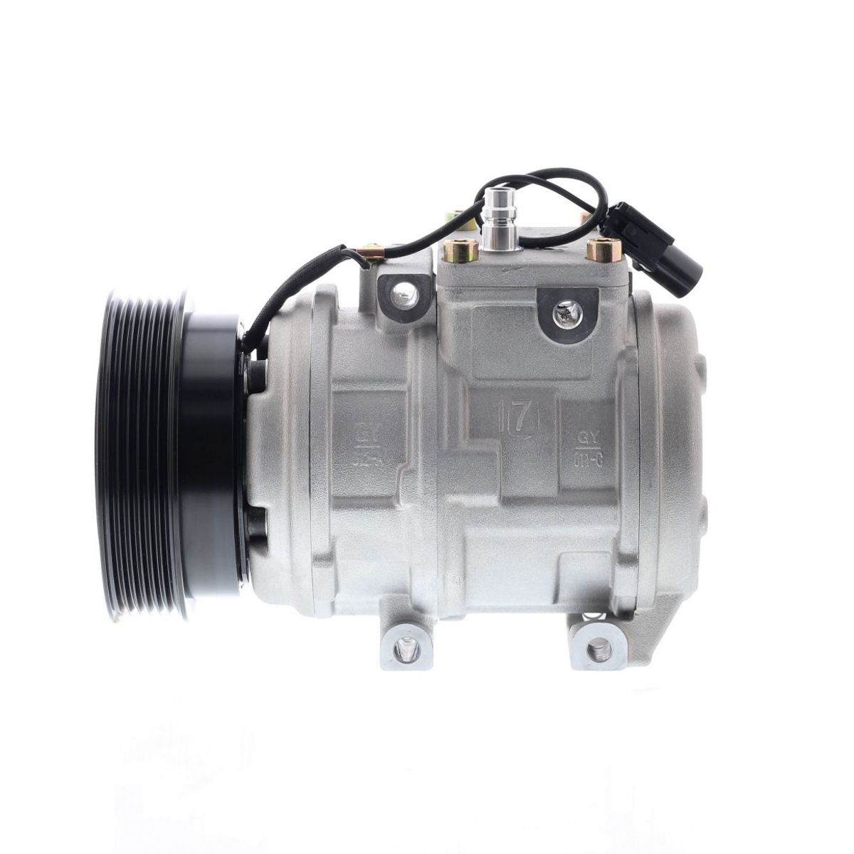 AMERICAN AIR - Compresor de AC 10PA17C 6PK 12V 117MM CORTO AFTERMARKET