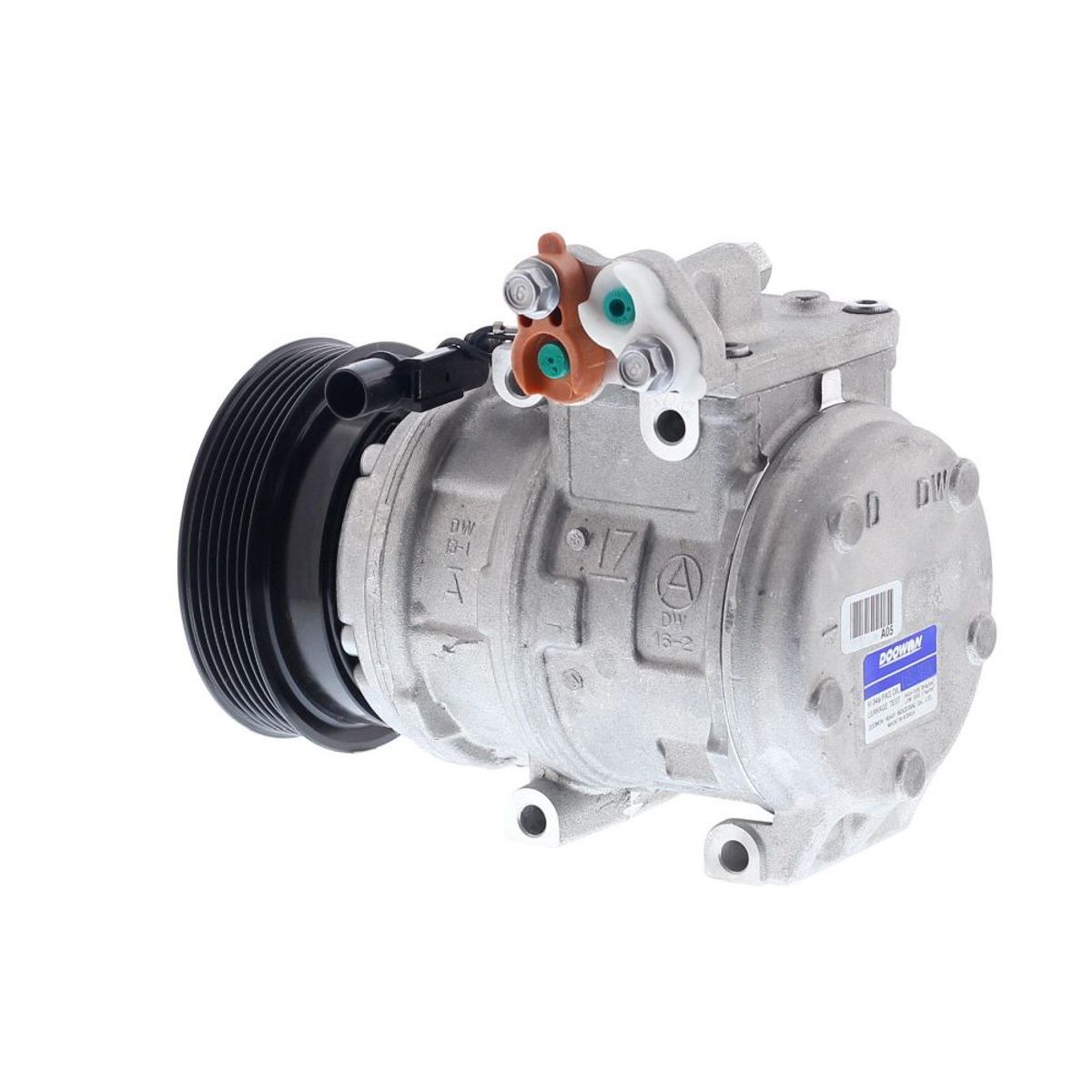 DENSO - Compresor de AC 10PA17C 6PK 12V 117MM CORTO DOOWON TUCSON OE