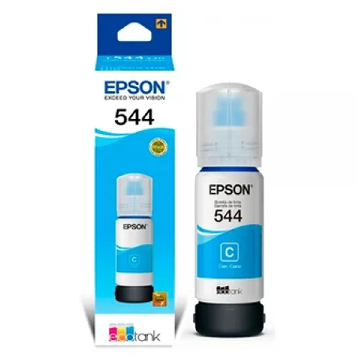 EPSON - Tinta Epson 544 Cian T544220-AL L1110/l3110/l3150/3160/5190