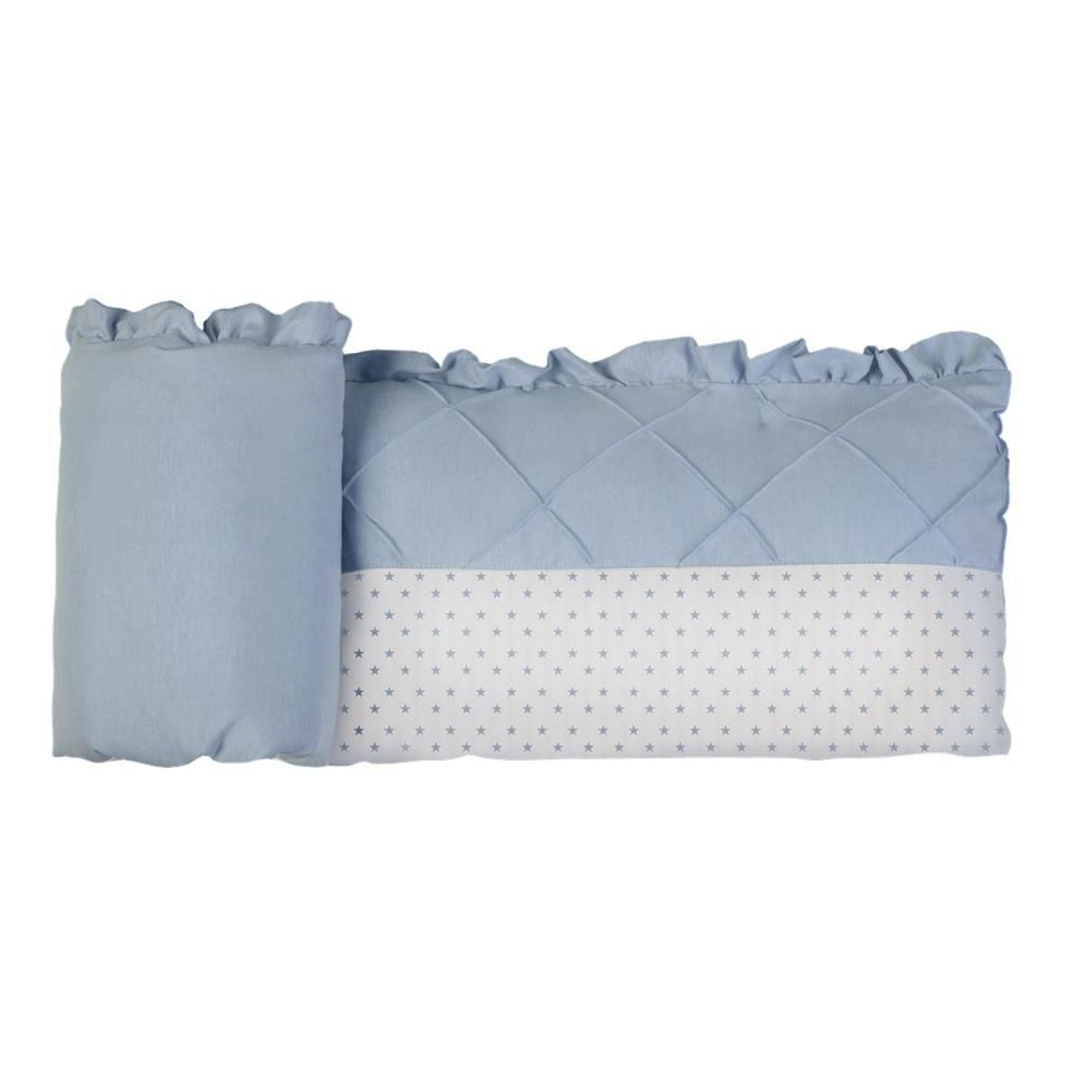 GENERICO - PROTECTOR DE CUNA SOFT ESTRELLITAS CELESTES - PECN 12