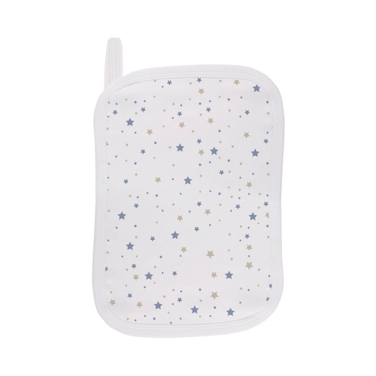 SOFT BABY LUXURY COTTON - BABITA SOFT ESTRELLITAS CELESTES CON BEIGE