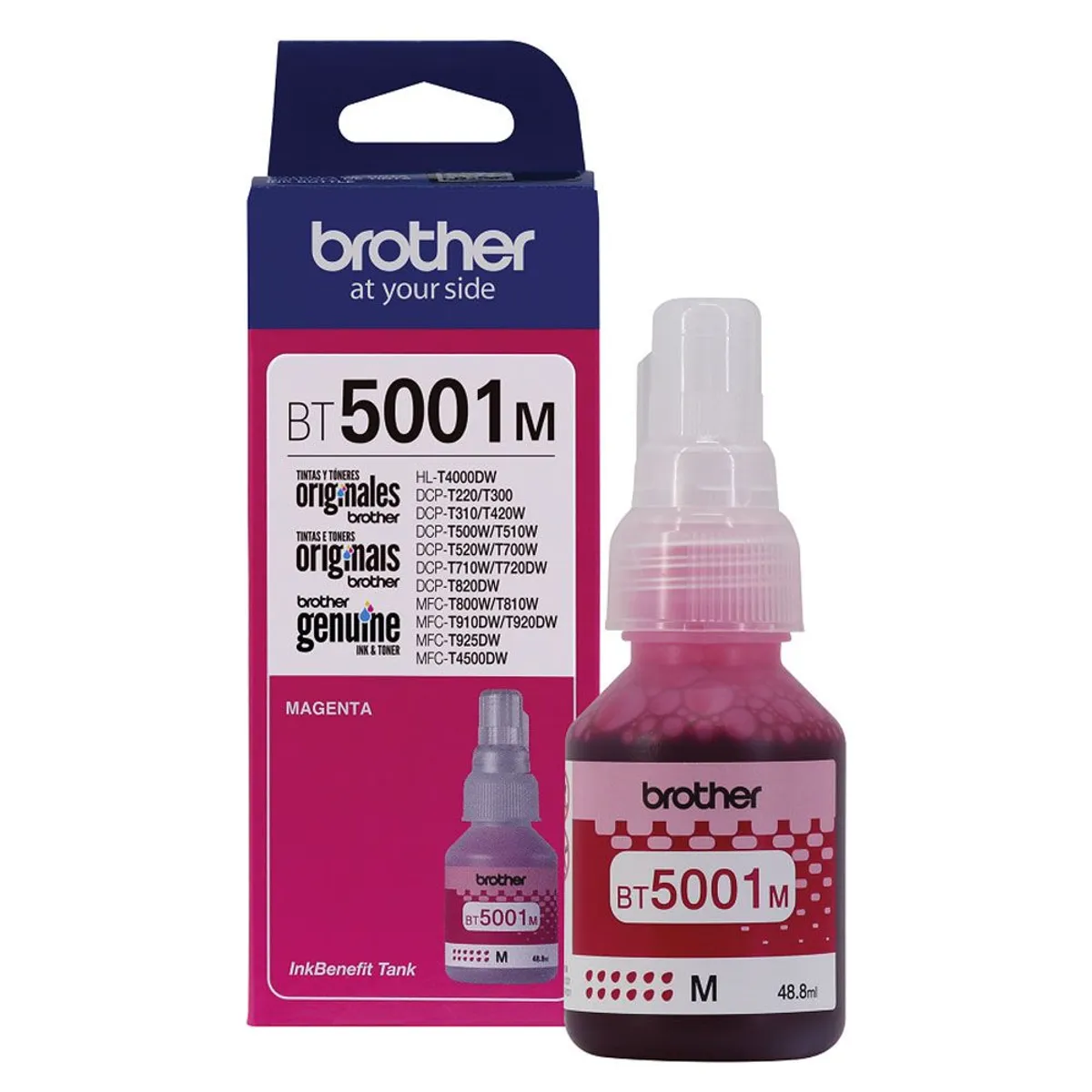 BROTHER - Tinta Brother BT5001M Magenta DCP-T300 DCP-T500W DCP-T700W