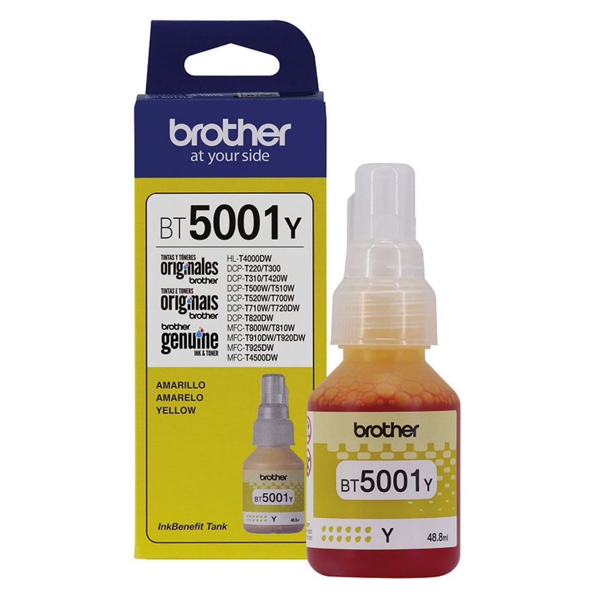 BROTHER - Botella de Tinta Bt5001Y Amarillo   BROTHER