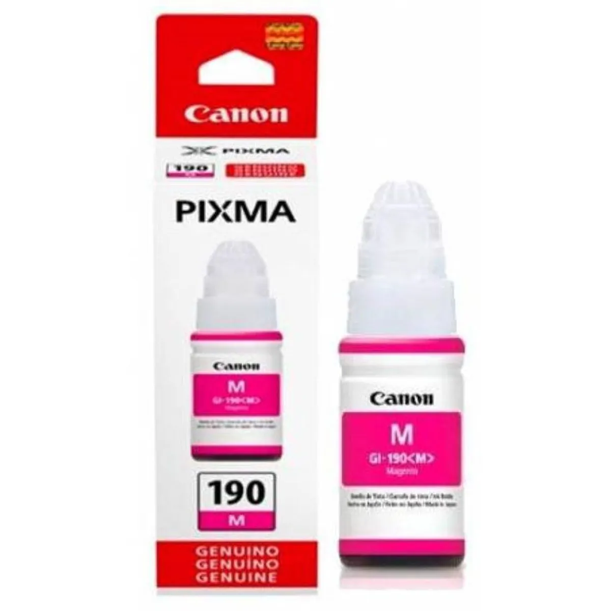 CANON - Botella De Tinta Canon GI - 190 M Magenta