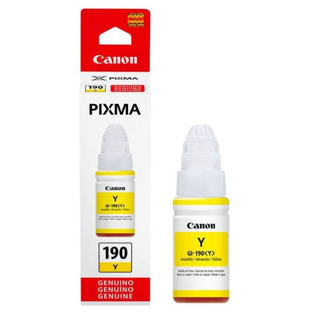 CANON - Botella De Tinta Canon GI - 190 Y Amarillo