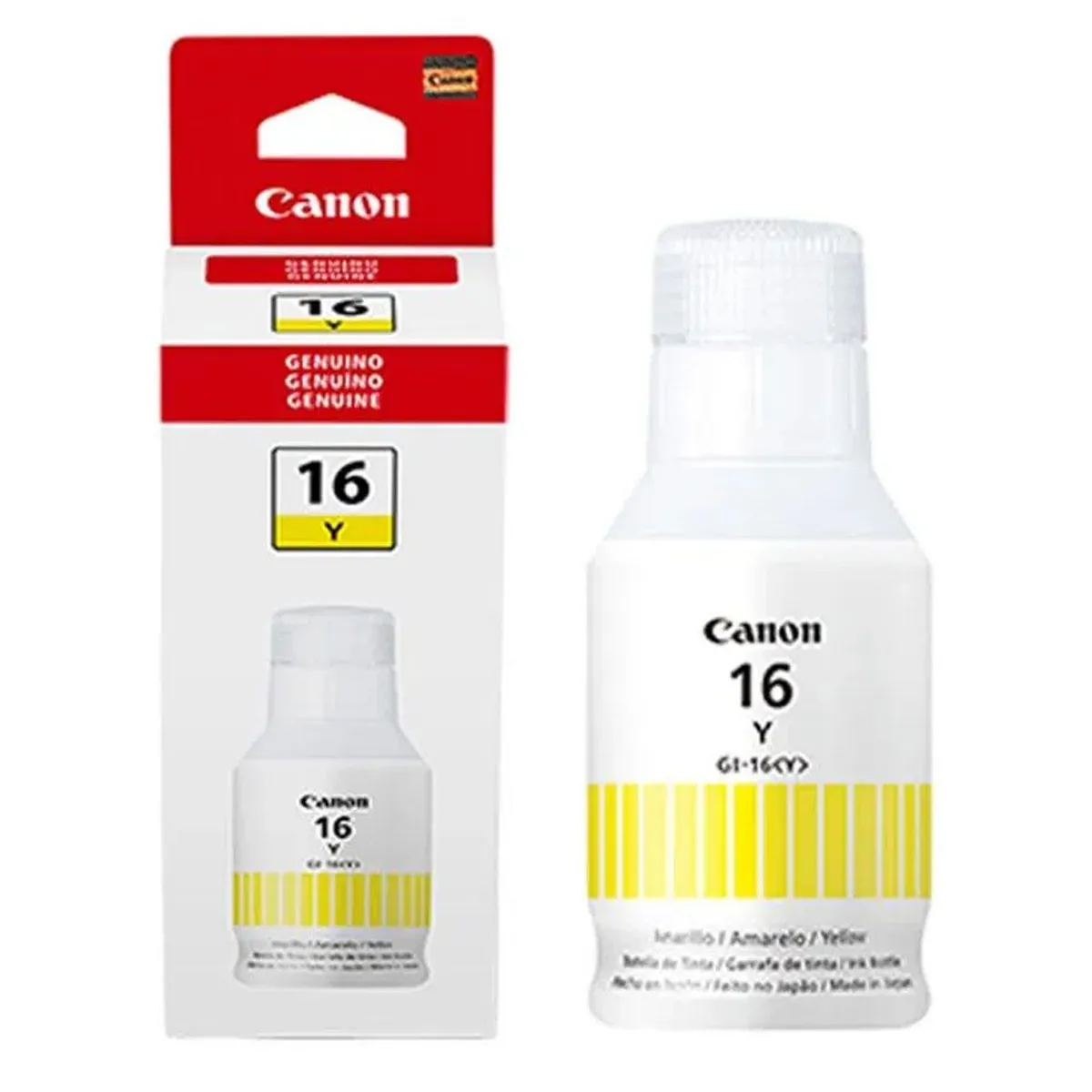 CANON - Botella De Tinta Canon Gi-16 Yellow 135 Ml