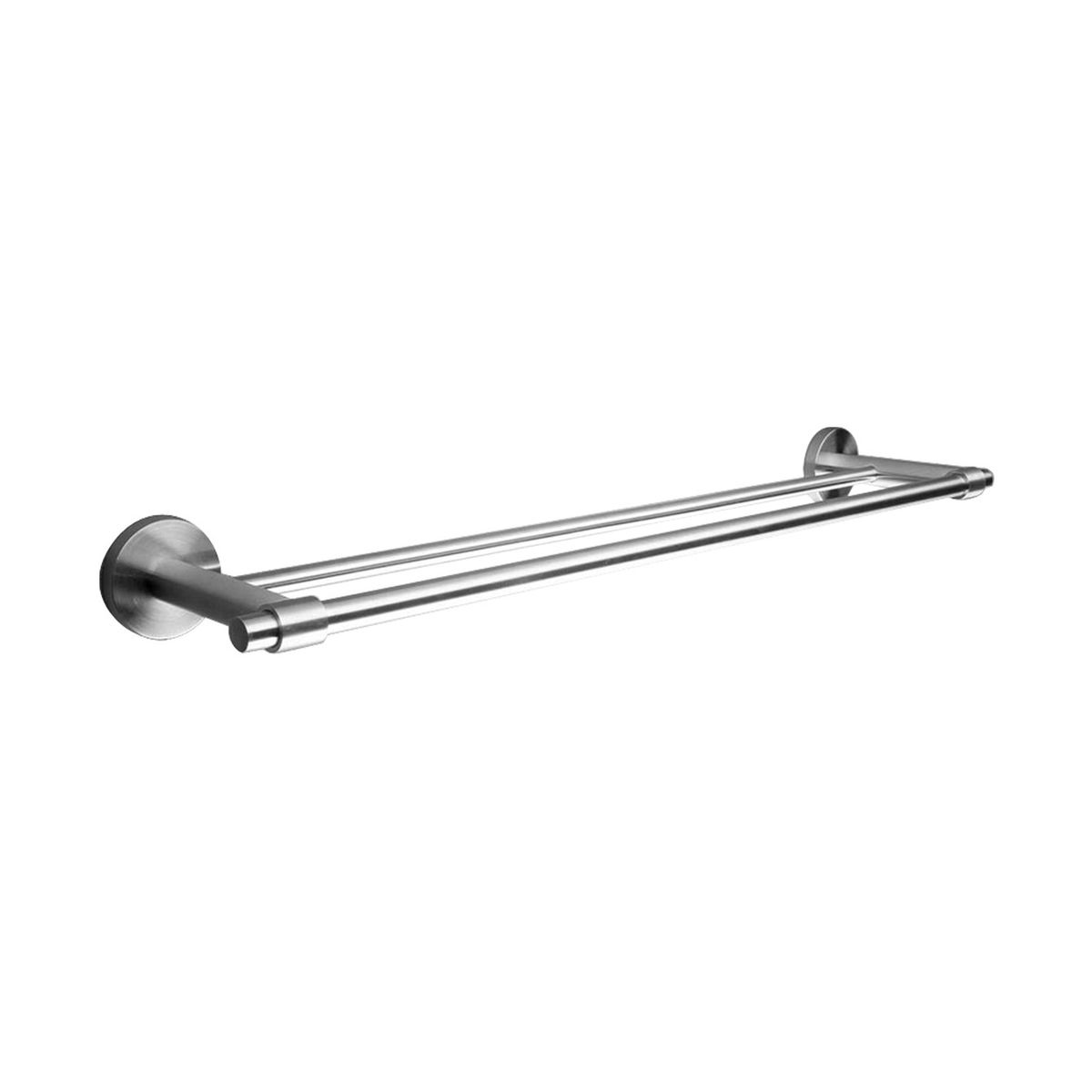 VAINSA - Toallero con doble rack en acero inox Vainsa