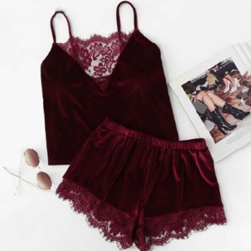 GENERICO - Ropa de dormir Enma - Rojo Vino