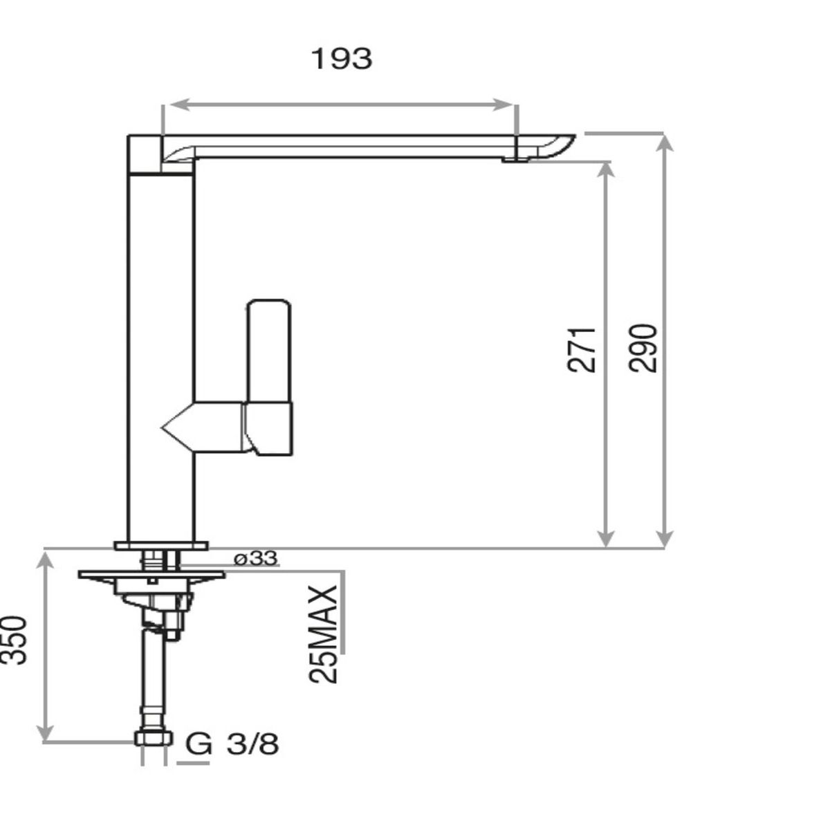 TEKA - MONOMANDO DE COCINA FO 915