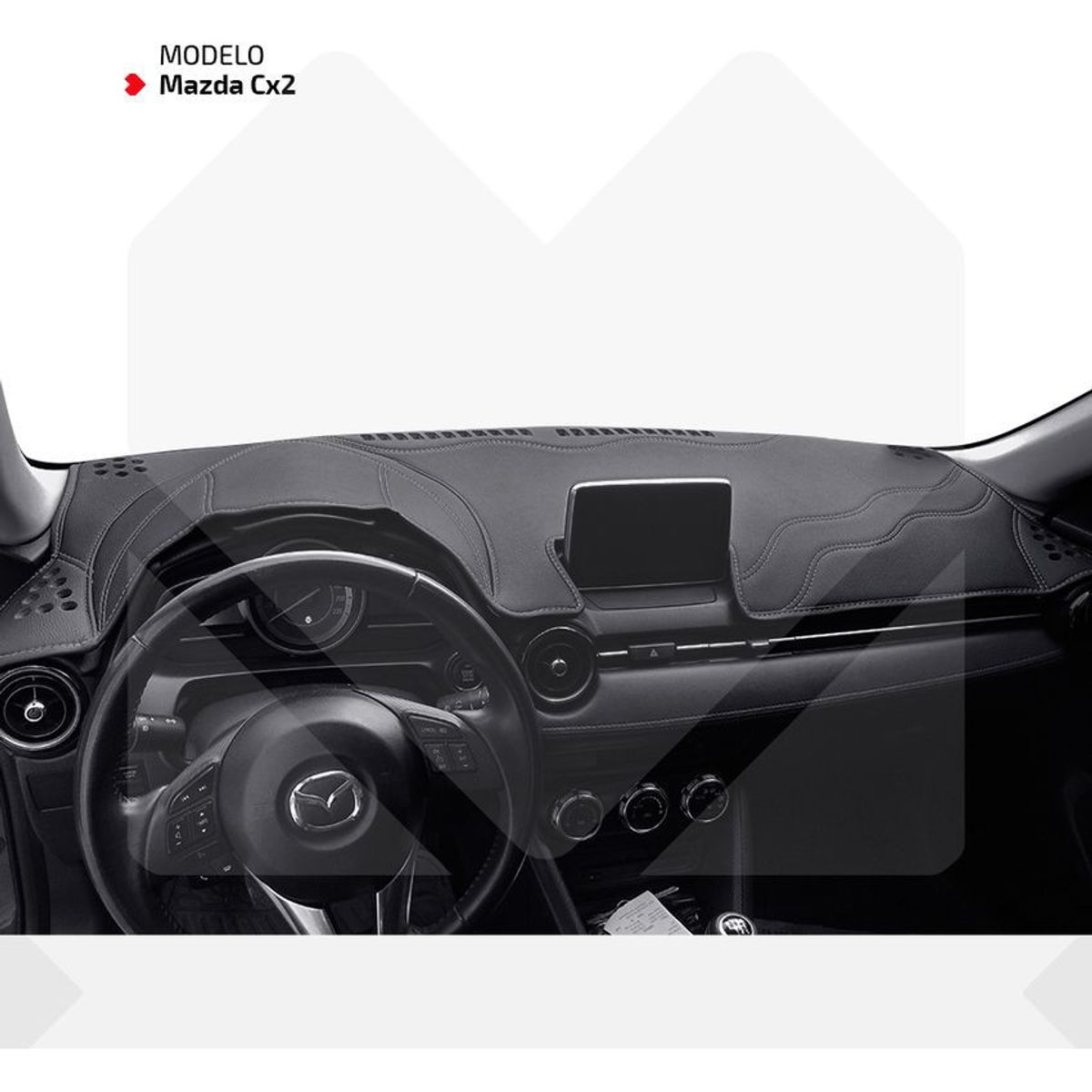 TAPIZ PERU - Tapete protector de tablero exclusivo mazda cx3 del 2016 al 2020