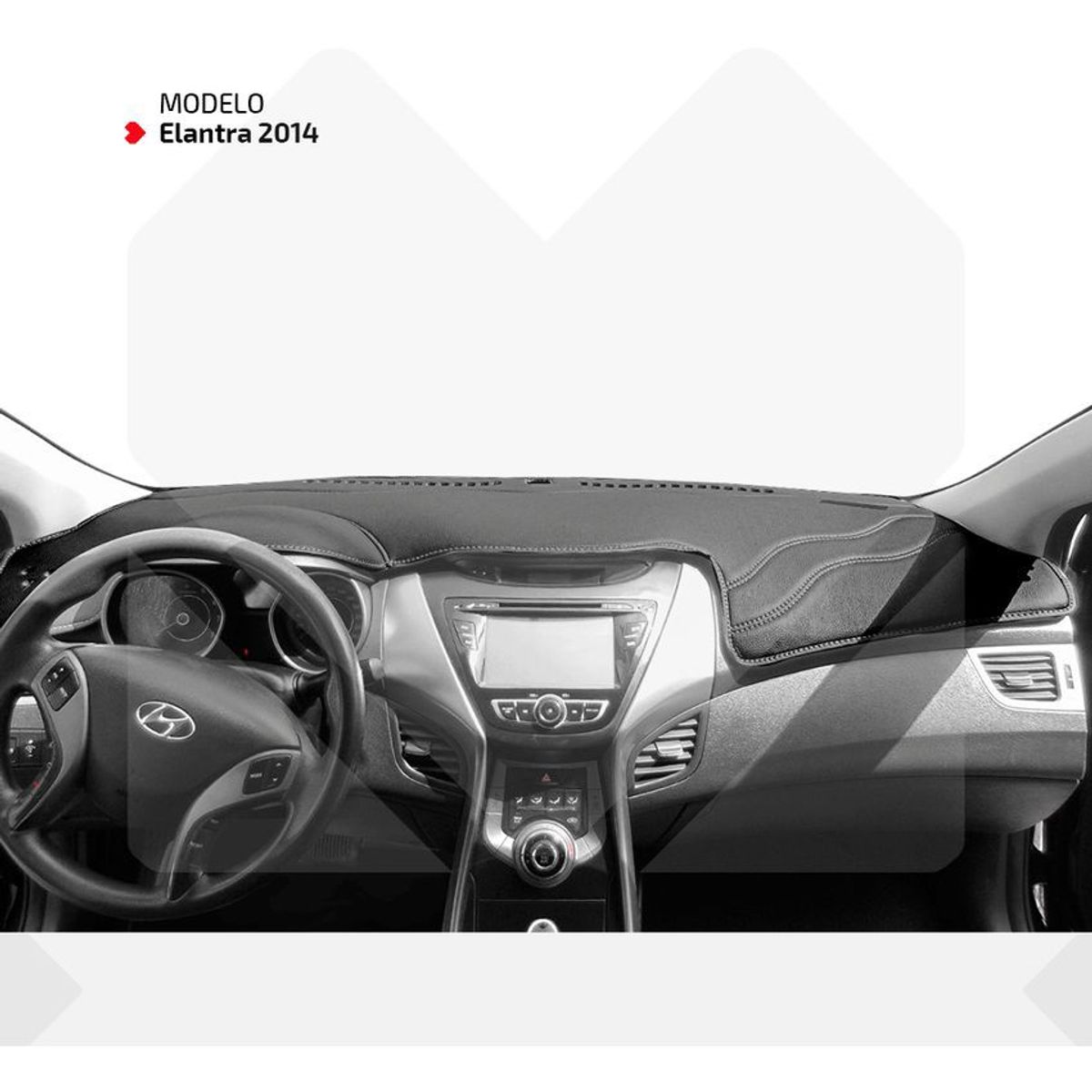TAPIZ PERU - Tapete protector de tablero exclusivo hyundai elantra del 2013 al 2016